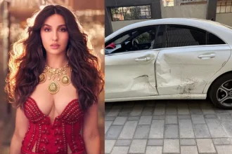 ನಟಿ ನೋರಾ ಫತೇಹಿ ಕಾರು ಅಪಘಾತ : ಪ್ರಾಣಾಪಾಯದಿಂದ ಪಾರು 