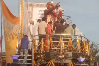 ಡಾ : ಬಾ ಬಾ ಸಾಹೇಬ ಅಂಬೇಡ್ಕರ ರವರ ಪುತ್ತಳಿ ಅನಾವರನಣ.