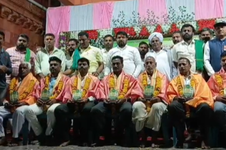 ಸರ್ಕಾರಿ ನೌಕರರ ಒಕ್ಕೂಟ ಹಾಗೂ ಸಮಸ್ತ ಗ್ರಾಮಸ್ಥರಿಂದ ಸತ್ಕಾರ ಸಮಾರಂಭ