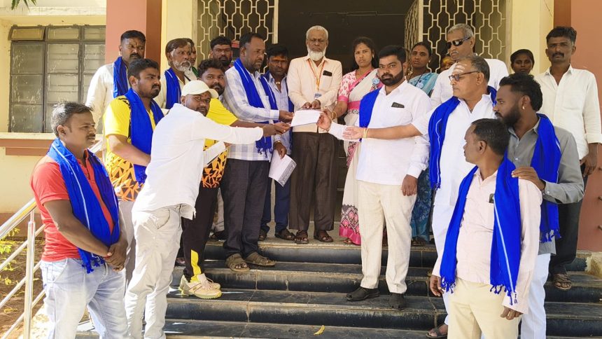 ವಿವಿಧ ಸಮಸ್ಯೆಗಳನ್ನು ಬಗೆಹರಿಸುವಂತೆ ಕರ್ನಾಟಕ ದಲಿತ ಸಂಘರ್ಷ ಸಮಿತಿ ಮನವಿ