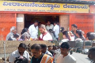 ಶ್ರೀವೀರಾಂಜನೇಯ ಸ್ವಾಮಿ ದೇವಸ್ಥಾನ ವತಿಯಿಂದ ಅನ್ನಸಂತರ್ಪಣೆಗೆ ಚಾಲನೆ : ಹೆಮಂತ್ ತ್ರಿವೇದಿ ಜೀ