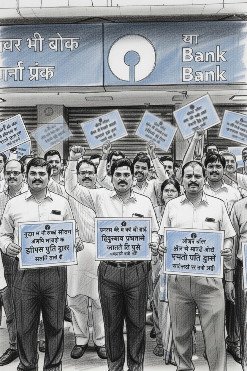 ವಾರಕ್ಕೆ 5 ದಿನ ಕೆಲಸಕ್ಕಾಗಿ ಇಂದು ರಾಷ್ಟ್ರವ್ಯಾಪಿ ಬ್ಯಾಂಕ್ ನೌಕರರ ಮುಷ್ಕರ