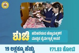 19 ಲಕ್ಷಕ್ಕೂ ಅಧಿಕ ವಿದ್ಯಾರ್ಥಿನಿಯರಿಗೆ ಸ್ಯಾನಿಟರಿ ಪ್ಯಾಡ್, ಮುಟ್ಟಿನ ಕಪ್ ವಿತರಣೆ