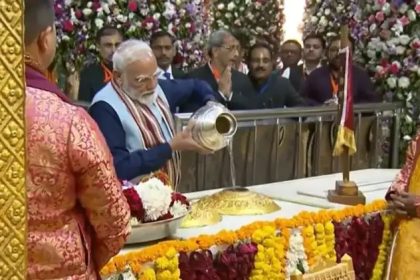 ಸೋಮನಾಥ ಮಂದಿರದಲ್ಲಿ ರುದ್ರಾಭಿಷೇಕ ನೆರವೇರಿಸಿದ ಪ್ರಧಾನಿ ಮೋದಿ