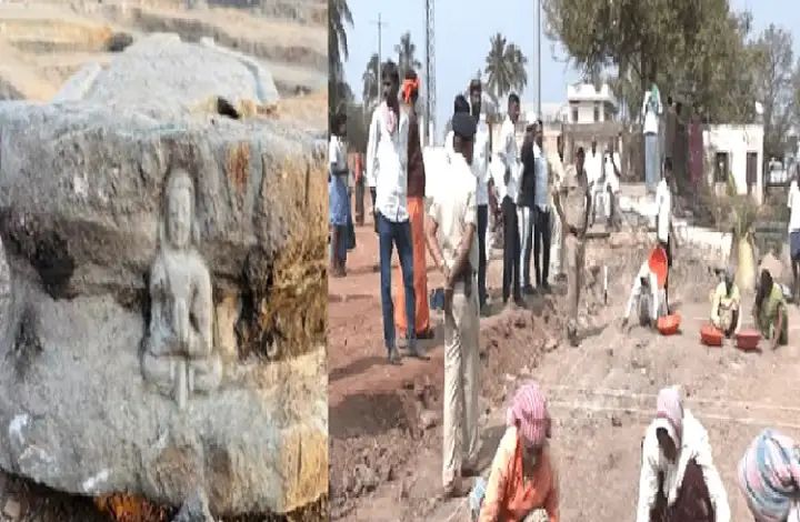 ಲಕ್ಕುಂಡಿಯಲ್ಲಿ ಮುಂದುವರೆದ ಉತ್ಖನನ : ಕಲ್ಯಾಣ ಚಾಲುಕ್ಯರ ಕಾಲದ ಶಿಲೆಗಳು ಪತ್ತೆ