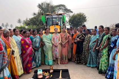 ನೂತನ ಸೇತುವೆ ಕಾಮಗಾರಿಗೆ ಸಂಸದೆ ಪ್ರಿಯಂಕಾ ಜಾರಕಿಹೊಳಿ ಅವರಿಂದ ಭೂಮಿಪೂಜೆ