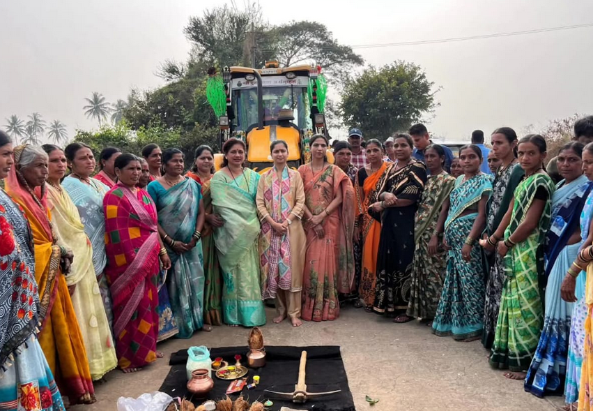 ನೂತನ ಸೇತುವೆ ಕಾಮಗಾರಿಗೆ ಸಂಸದೆ ಪ್ರಿಯಂಕಾ ಜಾರಕಿಹೊಳಿ ಅವರಿಂದ ಭೂಮಿಪೂಜೆ