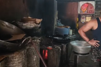 ಬೇಕರಿ ತಿನಿಸುಗಳನ್ನು ತಯಾರು ಮಾಡುವ ಅಂಗಡಿ ಯಿಂದ ಗ್ರಾಮದ ವಾಯುವ ಮಾಲಿನ್ಯ ಹಾಳು