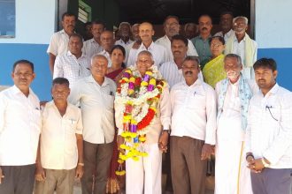 ಕೊಡಗೀಹಳ್ಳಿ ಪಿಎಸಿಬಿ ಅಧ್ಯಕ್ಷರಾಗಿ ನಂಜುಂಡಪ್ಪ ಅವಿರೋಧ ಆಯ್ಕೆ