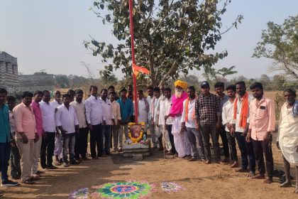 ಪಾಖಲ ಗ್ರಾಮದಲ್ಲಿ ಶಿವಾಜಿ ಮಹಾರಾಜರ ವೃತ್ತ ಲೋಕಾರ್ಪಣೆ