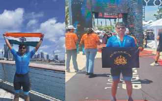 ಬೆಳಗಾವಿಯ ಹೆಮ್ಮೆಯ ಪೋಲೀಸ್ ಅಧಿಕಾರಿ: ಶ್ರೀ ಸಂಗಮೇಶ್ ಎಸ್ ಆನಿ ಅವರಿಂದ “ಐರನ್ ಮ್ಯಾನ್” ಸಾಹಸ ಯಶಸ್ವಿ