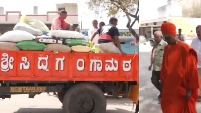 ಸಿದ್ದಗಂಗಾ ಮಠದ ಜಾತ್ರಾ ಮಹೋತ್ಸವ : ಸ್ವಾಮೀಜಿಗಳಿಂದ ಸಂಪ್ರದಾಯಿಕ ಭಿಕ್ಷಾಟನೆ 