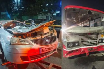 ಮಹಾಶಿವರಾತ್ರಿಯಂದೇ ಭೀಕರ ಅಪಘಾತ : ಐವರು ಸ್ಥಳದಲ್ಲೇ ಸಾವು 