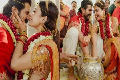 ನಿಮಗೆ ‘ನನ್ನ ಗಂಡ’ ಎಂದು ಪರಿಚಯಿಸುತ್ತಿದ್ದೇನೆ! : ಮದುವೆ ಮೊದಲ ಫೋಟೋ ಹಂಚಿಕೊಂಡ ರಶ್ಮಿಕಾ 