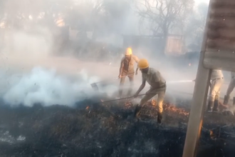 ಕರೆಂಟ್ ಶಾರ್ಟ್ ಸರ್ಕ್ಯೂಟ್ ನಿಂದ ಕಣಗಳಿಗೆ ಬೆಂಕಿ