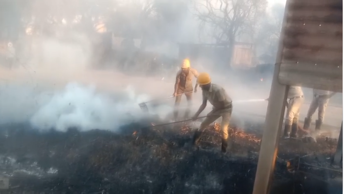 ಕರೆಂಟ್ ಶಾರ್ಟ್ ಸರ್ಕ್ಯೂಟ್ ನಿಂದ ಕಣಗಳಿಗೆ ಬೆಂಕಿ