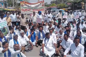 ಒಳ ಮೀಸಲಾತಿ ಜಾರಿಗೆಗೋಳಿಸಬೇಕೆಂದು ಮಾದರ್ ಮಹಾಸಭಾ ಸಮಿತಿ ಪ್ರತಿಭಟನೆ