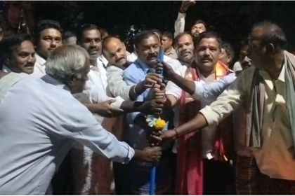  ₹18 ಕೋಟಿ ವೆಚ್ಚದ ರಸ್ತೆ ಅಭಿವೃದ್ಧಿ ಕಾಮಗಾರಿಗೆ ಶಾಸಕ ಎಸ್‌.ಎನ್. ಸುಬ್ಬಾರೆಡ್ಡಿ ಚಾಲನೆ