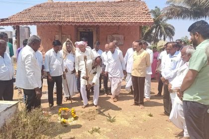 ಸಮುದಾಯ ಭವನ ಕಾಮಗಾರಿಗೆ ಚಾಲನೆ