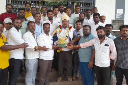 ಕಾಡುಗೊಲ್ಲರ ಸಂಘದಿಂದ ಬಿಜೆಪಿ ಅಧ್ಯಕ್ಷ ಪ್ರಕಾಶ್ ಯಾದವ್‌ ಗೆ ಸನ್ಮಾನ