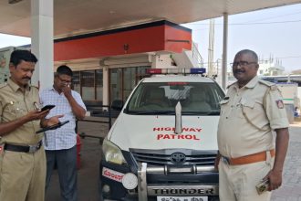 ಇಂಧನ ಅಭಾವ ಇಲ್ಲವೆಂದು ಪೊಲೀಸರಿಂದ ಜಾಗೃತಿ!