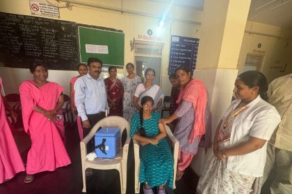 ಪ್ರಾಥಮಿಕ ಆರೋಗ್ಯ ಕೇಂದ್ರದಲ್ಲಿ HPV ಲಸಿಕೆ ಅಭಿಯಾನಕ್ಕೆ ಚಾಲನೆ