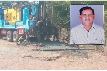 ಸರ್ಕಾರಿ ಶಾಲೆಯಲ್ಲಿ ಸ್ವಂತ ಖರ್ಚಿನಲ್ಲಿ ಬೋರ್ ವೆಲ್ ಹಾಕಿಸಿ ಮಕ್ಕಳಿಗೆ ನೆರವಾದ ಶಿಕ್ಷಕ ಕುಲಕರ್ಣಿ 