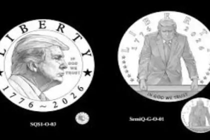 ಅಮೆರಿಕದ 250ನೇ ವರ್ಷಾಚರಣೆ :ಡೊನಾಲ್ಡ್ ಟ್ರಂಪ್ ಮುಖದ ಚಿನ್ನದ ನಾಣ್ಯ ಮುದ್ರಣ 