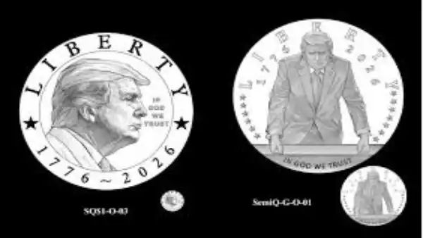 ಅಮೆರಿಕದ 250ನೇ ವರ್ಷಾಚರಣೆ :ಡೊನಾಲ್ಡ್ ಟ್ರಂಪ್ ಮುಖದ ಚಿನ್ನದ ನಾಣ್ಯ ಮುದ್ರಣ 