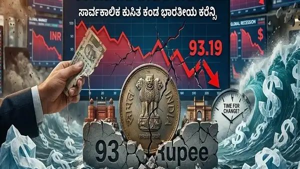 ಇತಿಹಾಸದಲ್ಲೇ ಮೊದಲ ಬಾರಿಗೆ ಡಾಲರ್ ಎದುರು ತೀವ್ರ ನೆಲಕಚ್ಚಿದ ರೂಪಾಯಿಗ ಇತಿಹಾಸದಲ್ಲೇ ಮೊದಲ ಬಾರಿಗೆ ಡಾಲರ್ ಎದುರು ತೀವ್ರ ನೆಲಕಚ್ಚಿದ ರೂಪಾಯಿಗ