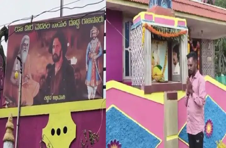 ನಟ ಕಿಚ್ಚ ಸುದೀಪ್ ದೇವಸ್ಥಾನ ನಿರ್ಮಿಸಿ ನಿತ್ಯ ಪೂಜಿಸುವ ತಮಿಳುನಾಡಿನ ಅಭಿಮಾನಿ