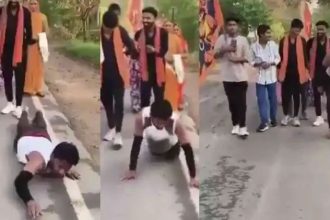 ವಿಚ್ಛೇದನ ಸಿಕ್ಕಿದ್ದಕ್ಕೆ 9 ಕಿಲೋಮೀಟರ್‌ ದೀಡ ನಮಸ್ಕಾರ ಹಾಕಿದ ವ್ಯಕ್ತಿ 