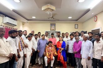 ತೊಟ್ನಳ್ಳಿ ಎಸ್.ಸಿ ಮೋರ್ಚಾ ಜಿಲ್ಲಾ ಉಪಾಧ್ಯಕ್ಷರಾಗಿ ಆಯ್ಕೆ ತೇಲ್ಕೂರ ದಂಪತಿಗಳಿಂದ ಸನ್ಮಾನ