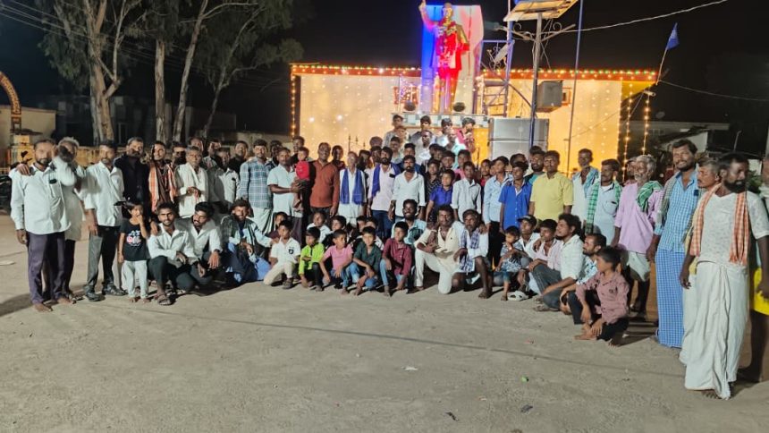 ಗಂಗರಾವಲಪಲ್ಲಿ ಗ್ರಾಮದಲ್ಲಿ ಅದ್ದೂರಿಯಾಗಿ ಡಾಕ್ಟರ್ ಬಾಬಾ ಸಾಹೇಬ್ ಅಂಬೇಡ್ಕರ್ ಅವರ ಜಯಂತಿ ಆಚರಣೆ.