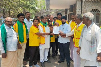 ರೈತರ ವಿವಿಧ ಬೇಡಿಕೆಗಳ ಈಡೇರಿಕೆಗಾಗಿ ಕೆಆರ್‌ಎಸ್ ಪಕ್ಷದಿಂದ ಜಿಲ್ಲಾಧಿಕಾರಿಗೆ ಒತ್ತಾಯ