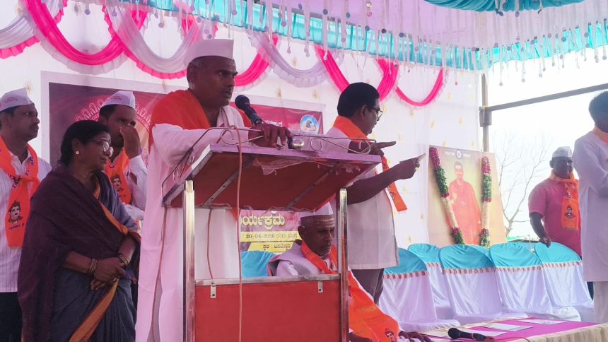 ತಾಲ್ಲೂಕು ಆಡಳಿತ ಹಾಗೂ ಲಿಂಗಾಯತ ಸಮಾಜ ಮುಖಂಡ ನಡುವೆ ಮಾತಿನ ಘರ್ಷಣೆ