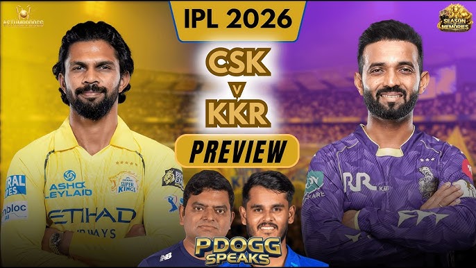 ಇಂದು ಚೆನ್ನೆöÊ ಸೂಪರ್ ಕಿಂಗ್ಸ್ ಗೆ ಕೋಲ್ಕತ್ತಾ ನೈಟ್ ರೈಡರ್ಸ್ ಎದುರಾಳಿ ಇಂದು ಚೆನ್ನೆöÊ ಸೂಪರ್ ಕಿಂಗ್ಸ್ ಗೆ ಕೋಲ್ಕತ್ತಾ ನೈಟ್ ರೈಡರ್ಸ್ ಎದುರಾಳಿ