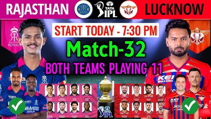 ಇಂದು ಆರ್‌ಆರ್‌ಗೆ ಎಲ್‌ಎಸ್‌ಜಿ ಎದುರಾಳಿ