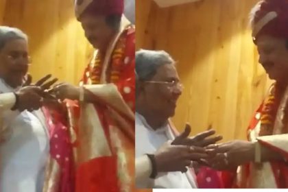 ಅತಿ ಹೆಚ್ಚು ಬಜೆಟ್ ಮಂಡಿಸಿದ ಸಿದ್ದರಾಮಯ್ಯ : ನಾಲವಾರ ಮಠದ ಶ್ರೀಗಳಿಂದ ಚಿನ್ನದ ಉಂಗುರ ಉಡುಗೊರೆ