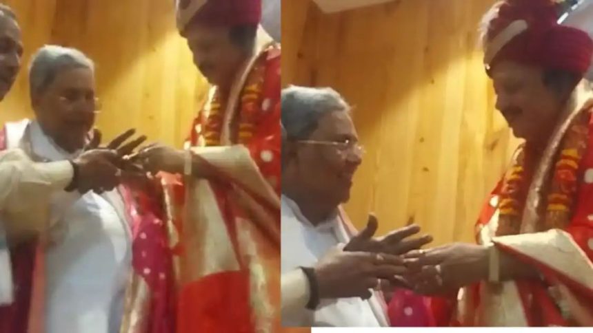 ಅತಿ ಹೆಚ್ಚು ಬಜೆಟ್ ಮಂಡಿಸಿದ ಸಿದ್ದರಾಮಯ್ಯ : ನಾಲವಾರ ಮಠದ ಶ್ರೀಗಳಿಂದ ಚಿನ್ನದ ಉಂಗುರ ಉಡುಗೊರೆ