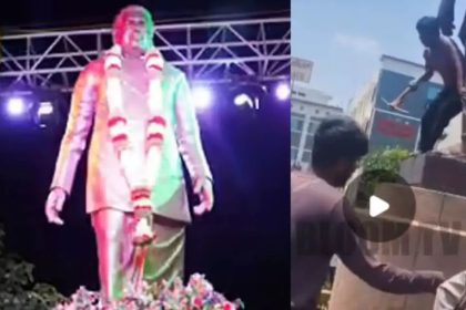 ಕುಡಿದ ಮತ್ತಿನಲ್ಲಿ ಮಾಜಿ ಸಿಎಂ ದಿ.ಗುಂಡೂರಾವ್ ಪ್ರತಿಮೆ ಧ್ವಂಸಕ್ಕೆ ಯತ್ನ : ಆರೋಪಿ ಅರೆಸ್ಟ್ 