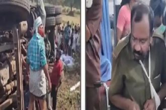 ಭೀಕರ ಸರಣಿ ಅಪಘಾತ : ಸ್ಥಳದಲ್ಲೇ ನಾಲ್ವರು ಸಾವು 