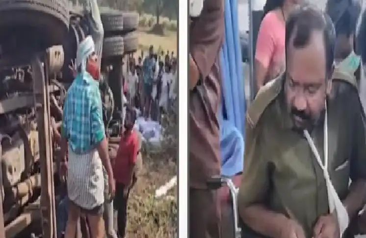 ಭೀಕರ ಸರಣಿ ಅಪಘಾತ : ಸ್ಥಳದಲ್ಲೇ ನಾಲ್ವರು ಸಾವು 